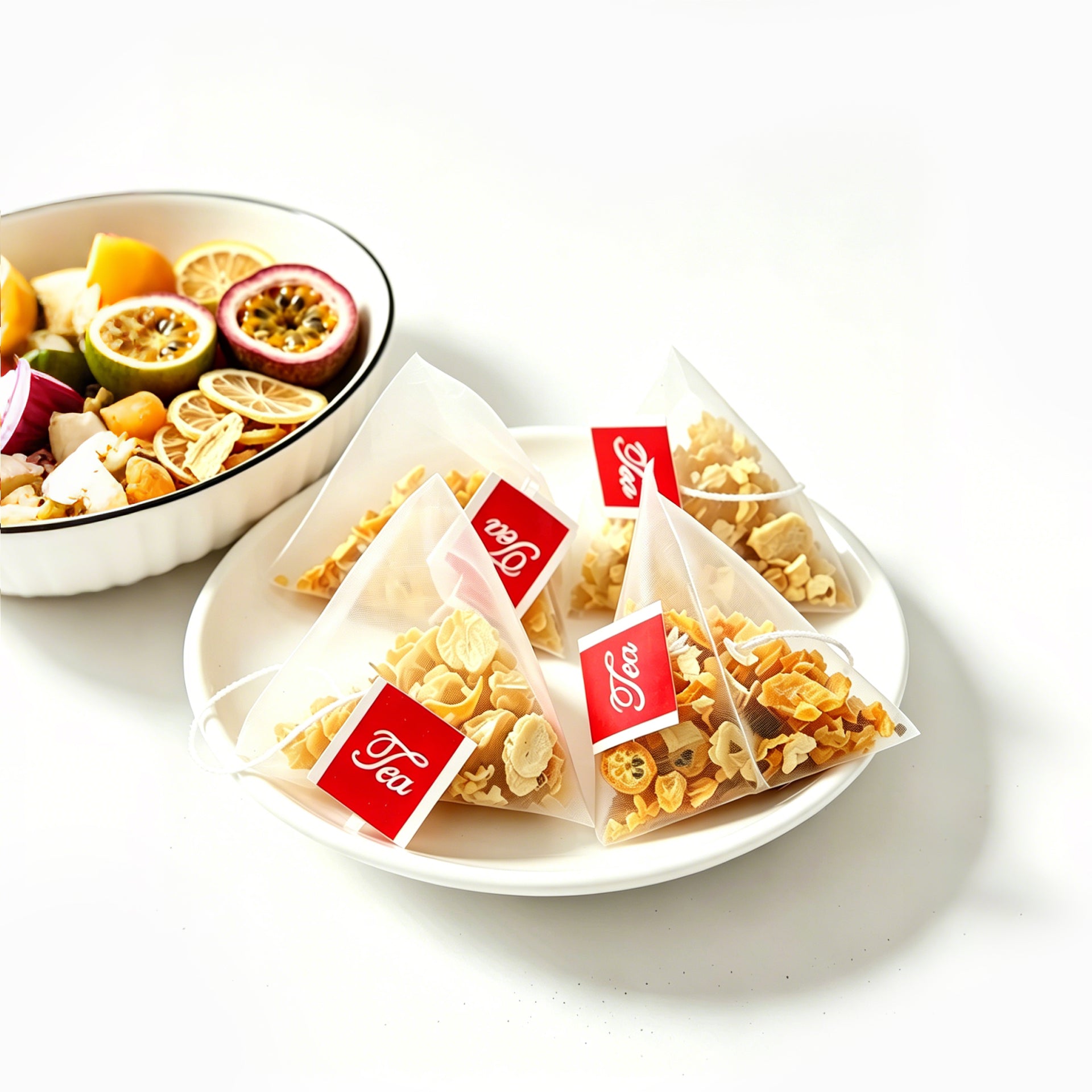 Summer Must-Have Vitamin C Fruit Infusion, PALITUTU Caffeine-Free Kumquat Passion Fruit Tea Bags, Freeze Dried Real Fruits Only, No Tea Leaves, Zero Artificial Flavors, Tangy Refreshing Hot & Iced Drink For All Day Energy Boost