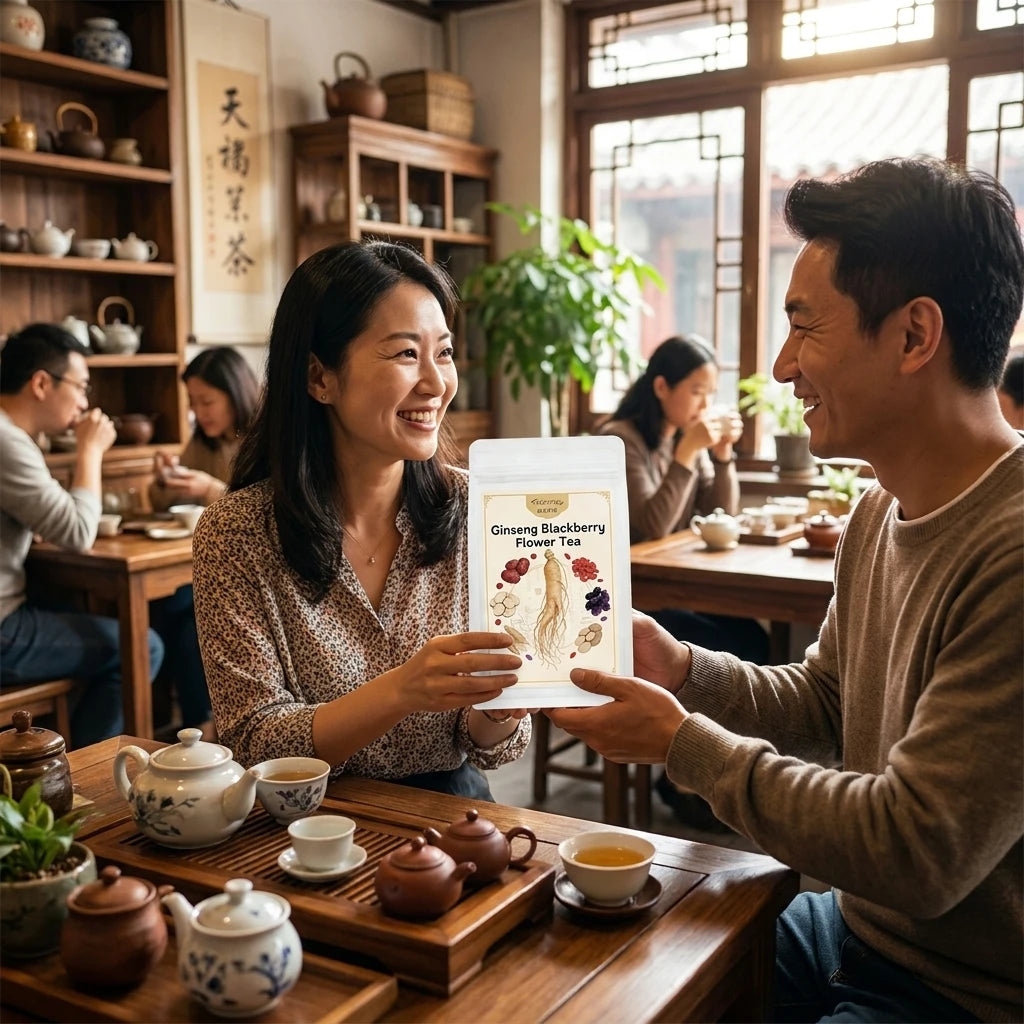 Ginseng & Blackberry Flower Tea - 多角度 03