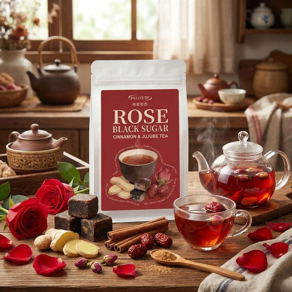 Rose, Brown Sugar, Ginger & Jujube Tea - 多角度 02