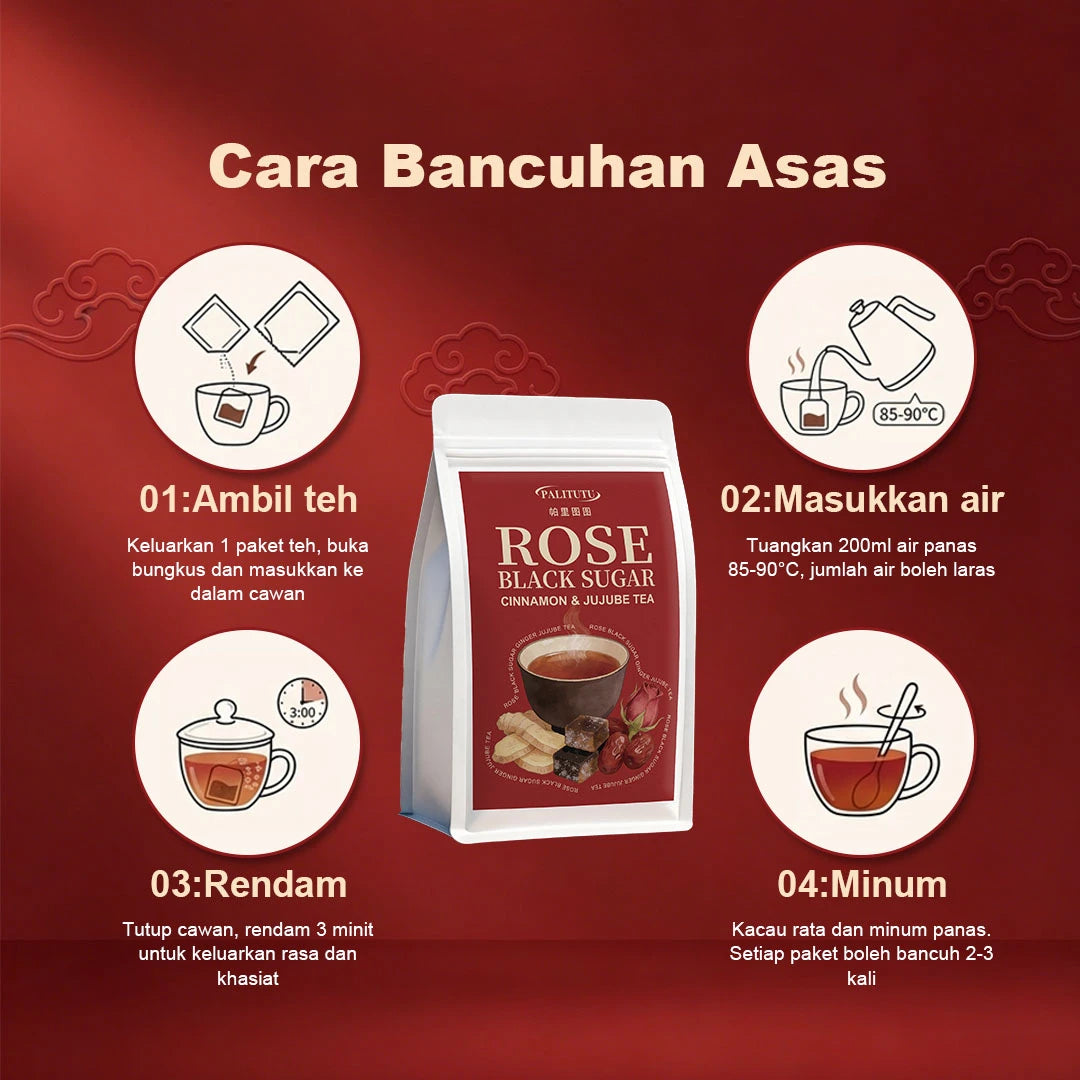 Rose, Brown Sugar, Ginger & Jujube Tea - 主图 12