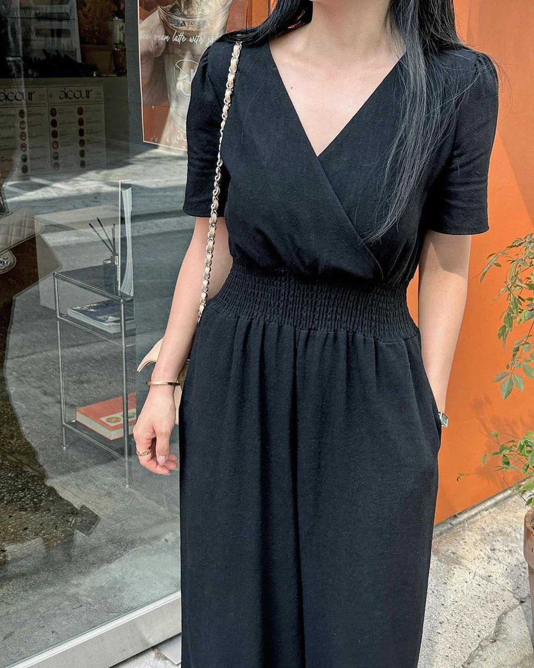Wrap Midi Dress