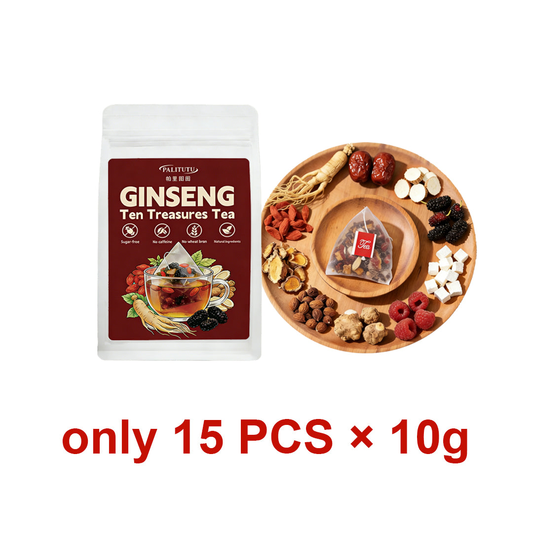 Limited Time 50% Off Palitutu Ginseng Ten Treasures Herbal Tea | 100% Natural, Sugar & Caffeine Free, Boost Daily Energy & Men’s Wellness, Discreet Packaging, Fast Shipping, Revitalize In 15 Days, Better Vitality Day 20, Full Body Balance In 30 Days