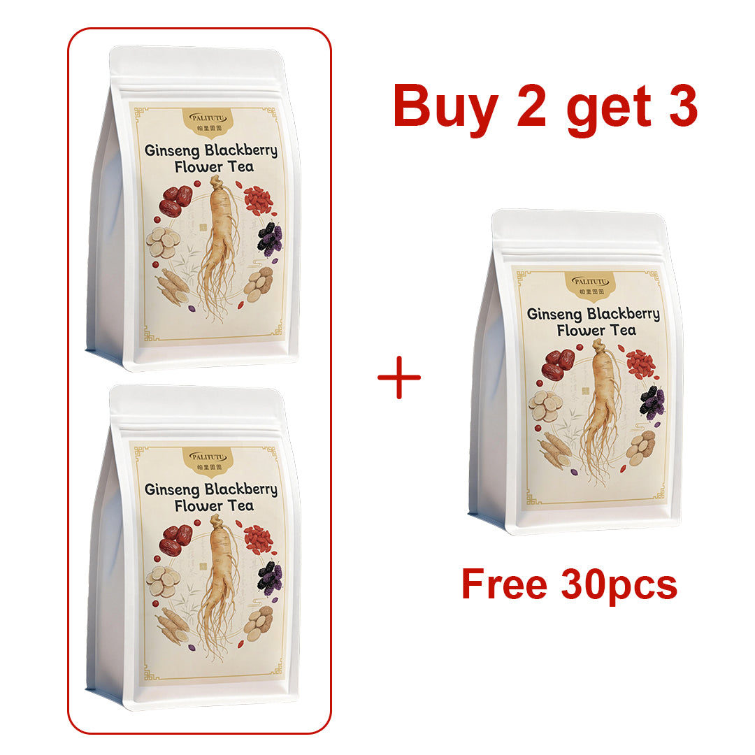 Men’s Daily Vitality Ginseng Mulberry Herbal Tea Sachets, 7-In-1 Wild Herbal Complex With Maca & Goji, Natural Energy Booster To Beat Daytime Fatigue, Earthy Fruity Low-Sip Tonic For Busy Guys & Night Shift Workers