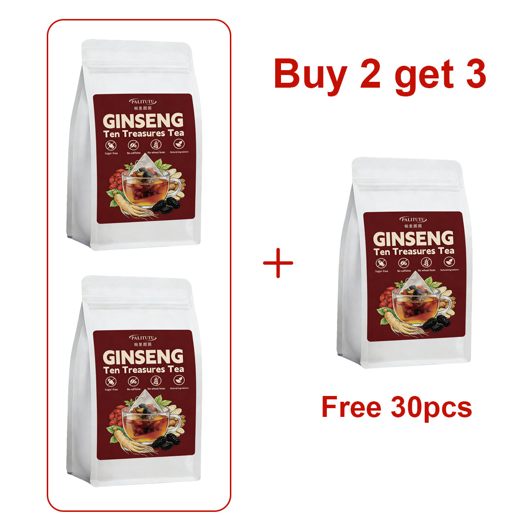 Limited Time 50% Off Palitutu Ginseng Ten Treasures Herbal Tea | 100% Natural, Sugar & Caffeine Free, Boost Daily Energy & Men’s Wellness, Discreet Packaging, Fast Shipping, Revitalize In 15 Days, Better Vitality Day 20, Full Body Balance In 30 Days