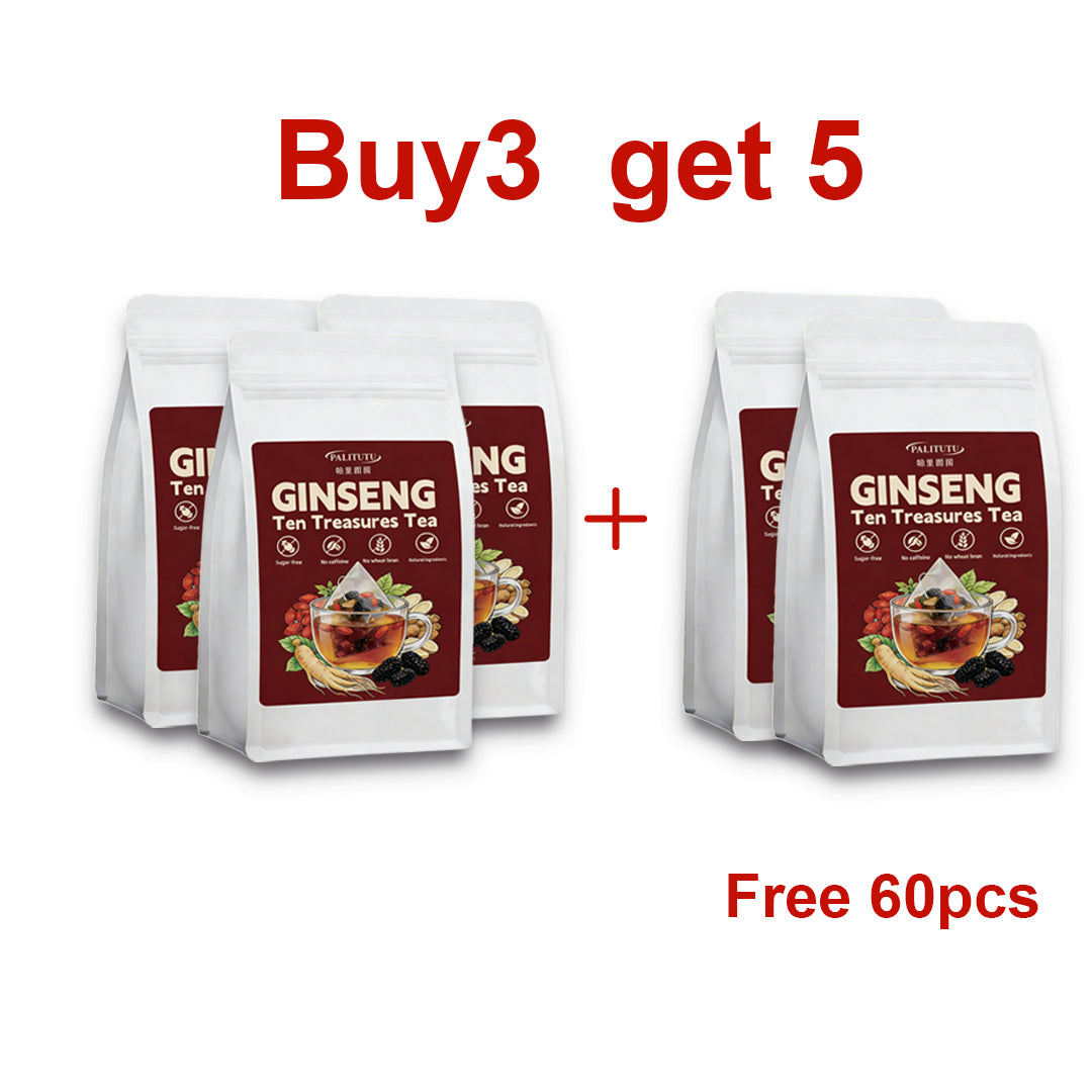 Limited Time 50% Off Palitutu Ginseng Ten Treasures Herbal Tea | 100% Natural, Sugar & Caffeine Free, Boost Daily Energy & Men’s Wellness, Discreet Packaging, Fast Shipping, Revitalize In 15 Days, Better Vitality Day 20, Full Body Balance In 30 Days