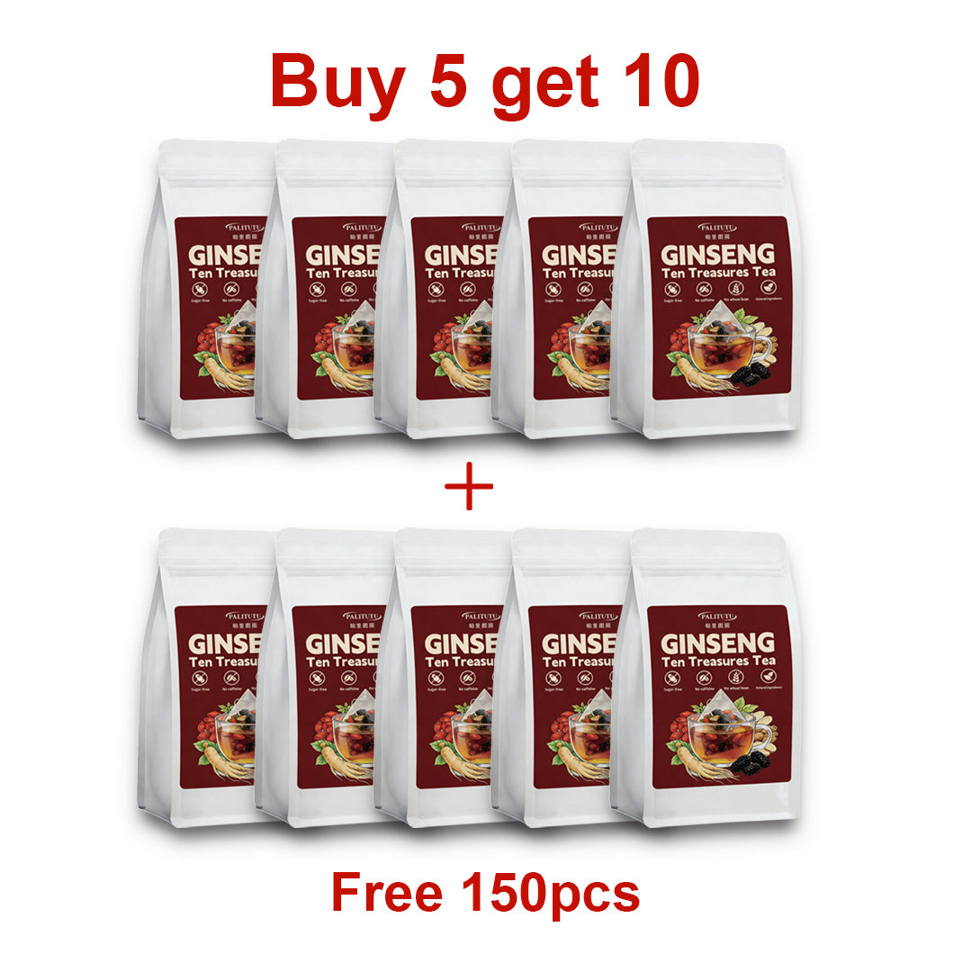 Limited Time 50% Off Palitutu Ginseng Ten Treasures Herbal Tea | 100% Natural, Sugar & Caffeine Free, Boost Daily Energy & Men’s Wellness, Discreet Packaging, Fast Shipping, Revitalize In 15 Days, Better Vitality Day 20, Full Body Balance In 30 Days