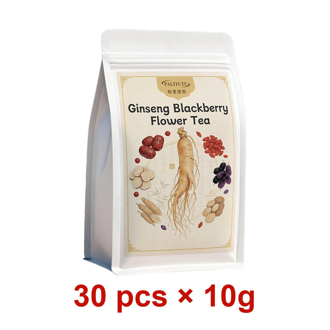 Men’s Daily Vitality Ginseng Mulberry Herbal Tea Sachets, 7-In-1 Wild Herbal Complex With Maca & Goji, Natural Energy Booster To Beat Daytime Fatigue, Earthy Fruity Low-Sip Tonic For Busy Guys & Night Shift Workers