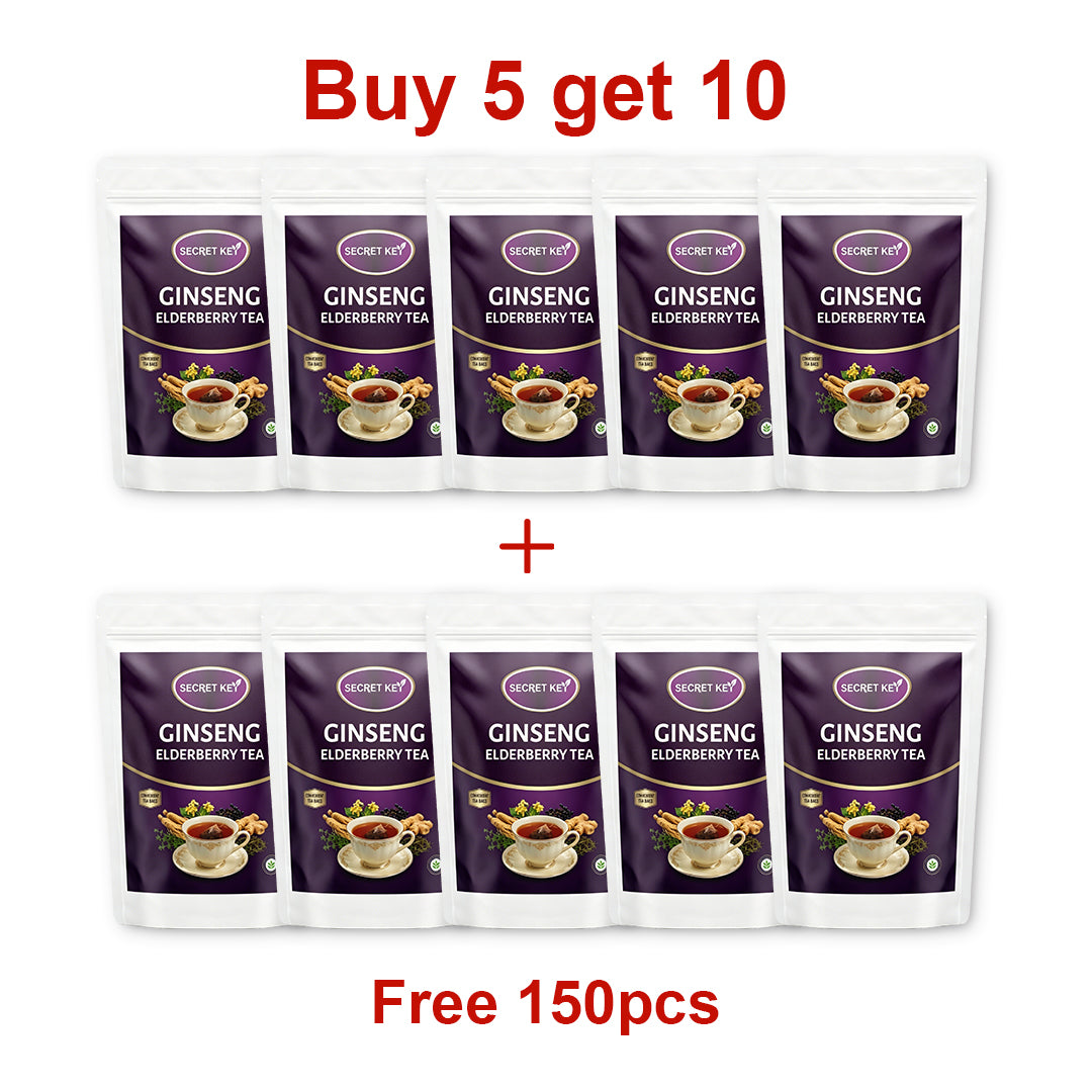 Tired Of Seasonal Congestion & Coffee Crashes? Ginseng Elderberry Lung Support Tea Sachets, Mullein Thyme Immune Boost Herbal Blend, Caffeine-Free All-Day Natural Energy, Soothe Respiratory Discomfort, Hot Cold Brew Portable Daily Wellness Must-Have