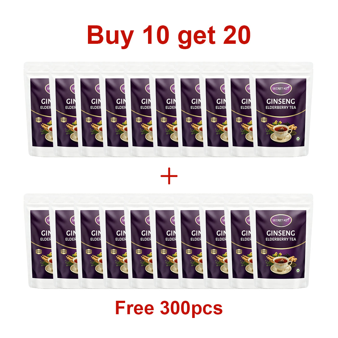 Tired Of Seasonal Congestion & Coffee Crashes? Ginseng Elderberry Lung Support Tea Sachets, Mullein Thyme Immune Boost Herbal Blend, Caffeine-Free All-Day Natural Energy, Soothe Respiratory Discomfort, Hot Cold Brew Portable Daily Wellness Must-Have