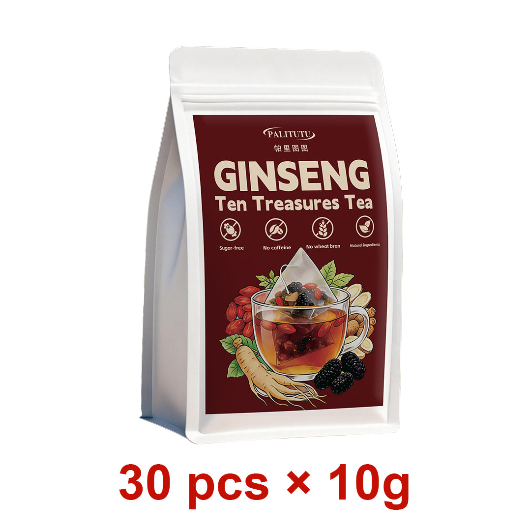 Limited Time 50% Off Palitutu Ginseng Ten Treasures Herbal Tea | 100% Natural, Sugar & Caffeine Free, Boost Daily Energy & Men’s Wellness, Discreet Packaging, Fast Shipping, Revitalize In 15 Days, Better Vitality Day 20, Full Body Balance In 30 Days