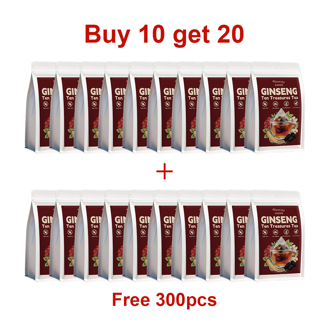 Limited Time 50% Off Palitutu Ginseng Ten Treasures Herbal Tea | 100% Natural, Sugar & Caffeine Free, Boost Daily Energy & Men’s Wellness, Discreet Packaging, Fast Shipping, Revitalize In 15 Days, Better Vitality Day 20, Full Body Balance In 30 Days